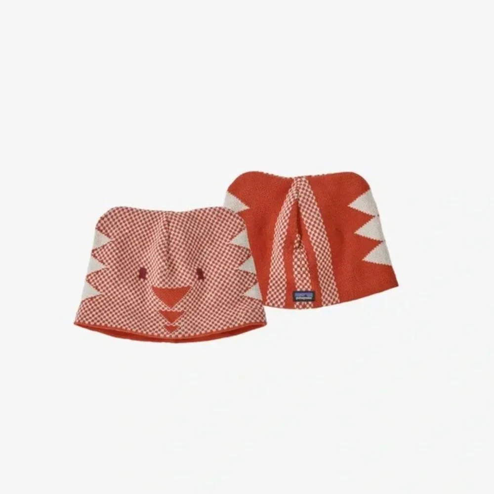 Patagonia Beanie Bear Sandhill Rust Baby Animal Friends Beanie‎ 6-12M NWT B32